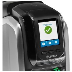 Zebra ZC300 Plastic Card Printer with Ethernet (Single-Sided) Direct to Card Printer Plastic Card Supplier