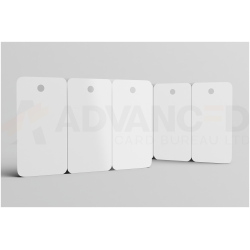 Blank White PVC Plastic ID Cards CR80 760 Micron 3 Tag Card Blank Plastic Cards Plastic Card Supplier