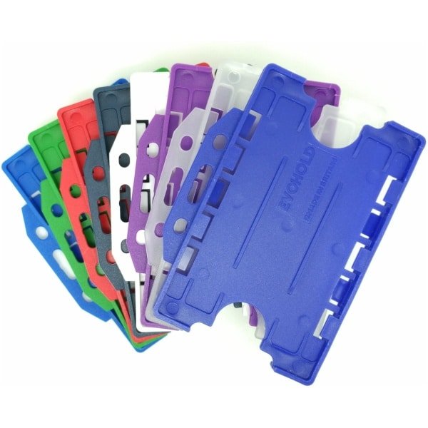 Evohold Single-Sided Landscape ID Card Holder Id Card Accessories Plastic Card Supplier