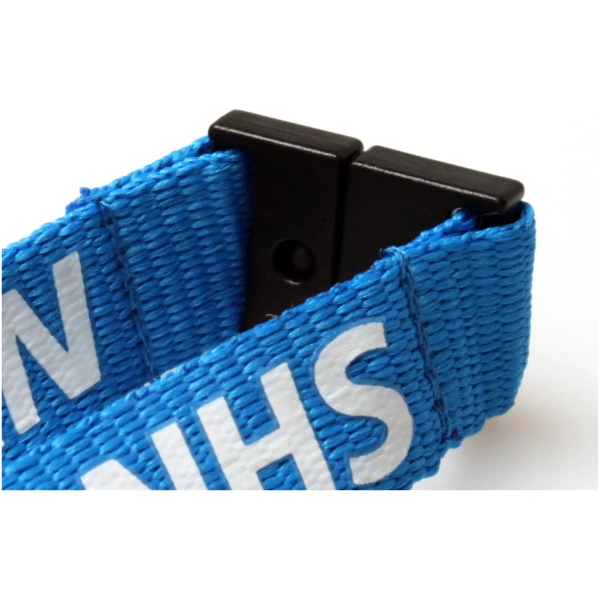 NHS Double Breakaway Lanyard Healthcare Lanyards Plastic Card Supplier