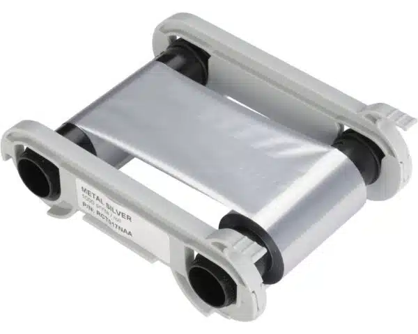 Evolis RCT017NAA Metallic Silver Ribbon – 1000 Prints Evolis Ribbons Plastic Card Supplier