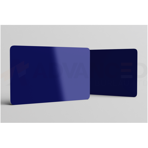 Dark Blue Blank Plastic PVC CR80 Cards Blank Plastic Cards Plastic Card Supplier