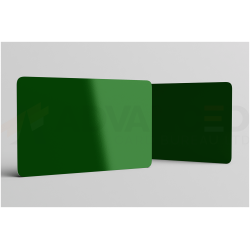 Green Blank Plastic PVC CR80 Cards Blank Plastic Cards Plastic Card Supplier