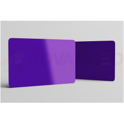 Purple Blank Plastic PVC CR80 Card: High-Quality and Durable Identification Card. Blank Plastic Cards Plastic Card Supplier