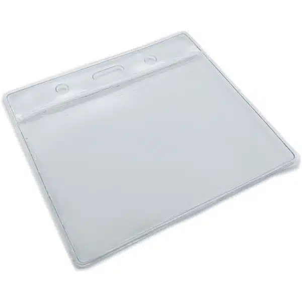 Clear Vinyl Visitor Pass Holder – 91x65mm Flexible Card Holder Plastic Card Supplier