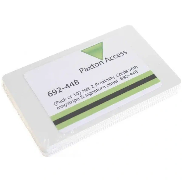 Paxton 692-448 Net2 Proximity ISO Cards with Magnetic Stripe & Signature Panel (Pack of 10) Access Control Cards Plastic Card Supplier