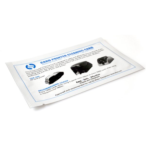 CR80 Card Printer Cleaning Cards (Pack of 25) Cleaning Kits Plastic Card Supplier