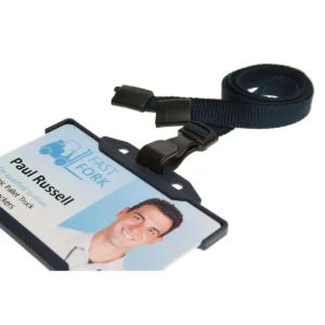 4ark Blue Lanyard with Plastic J clip 3