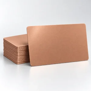 Bronze Metallic Blank Plastic PVC CR80 Cards Bronze Metallic Blank Plastic PVC CR80 Cards