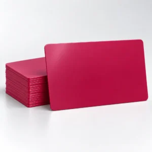 Cranberry Blank Plastic PVC CR80 Cards Cranberry Blank Plastic PVC CR80 Cards
