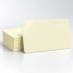 Cream Blank Plastic PVC CR80 Cards Cream Blank Plastic PVC CR80 Cards