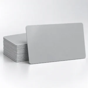 Grey Blank Plastic PVC CR80 Cards Grey Blank Plastic PVC CR80 Cards