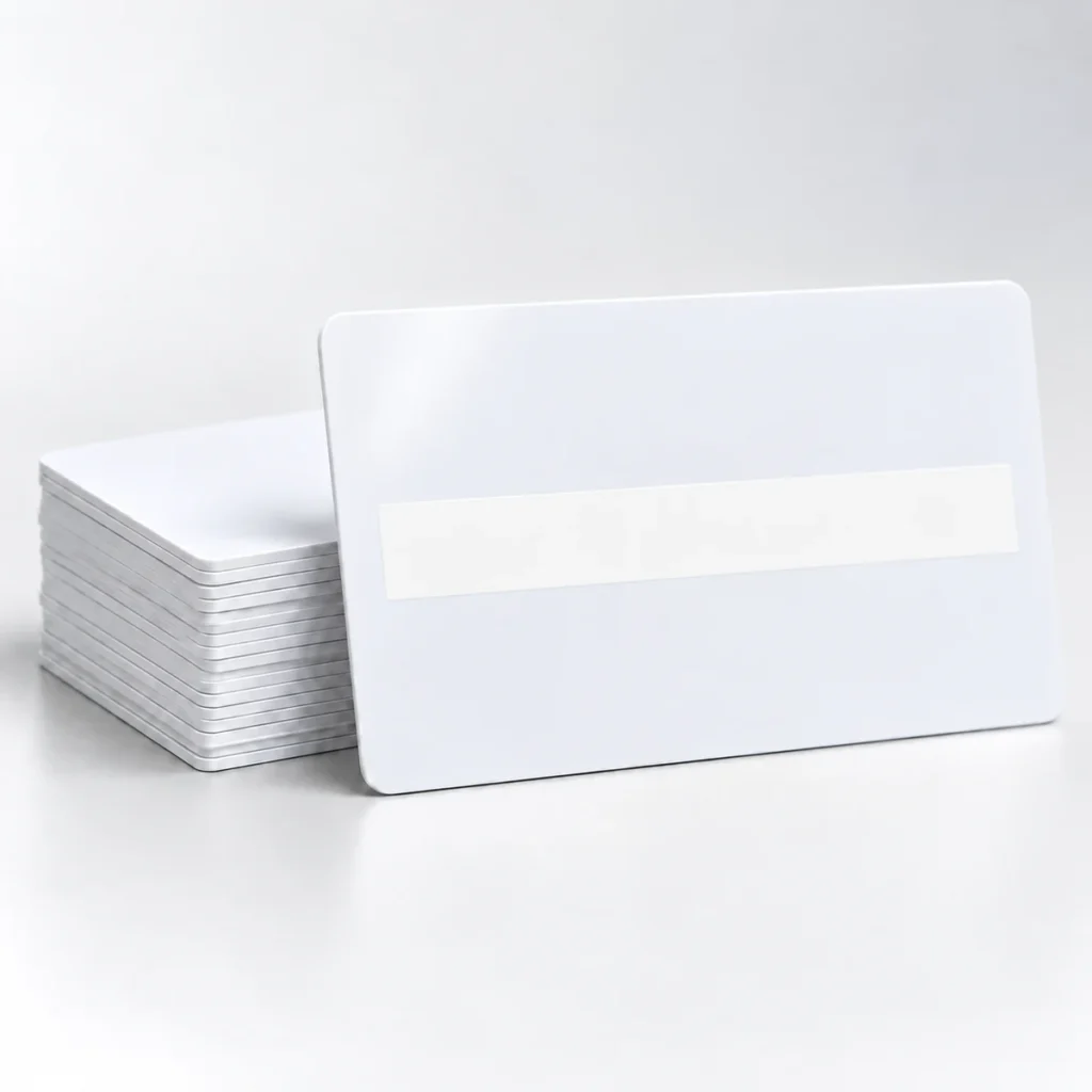 Blank White PVC Plastic ID Cards CR80 760 Micron with Signature Panel Blank White PVC Plastic ID Cards CR80 760 Micron with Signature Panel