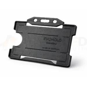 Black Id Card Holder Single Sided