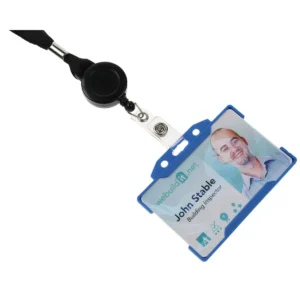 Black Lanyard and Badge Reel 3