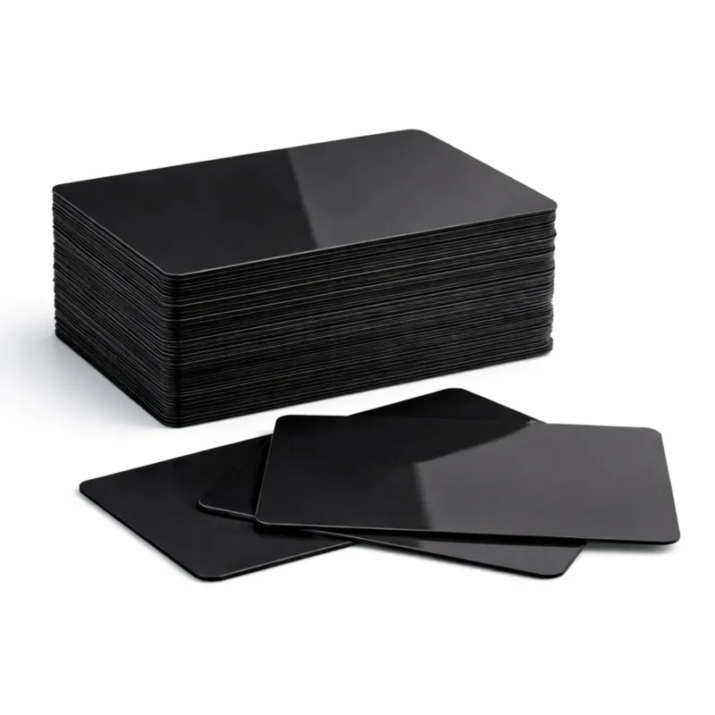 Blank Black PVC ID Cards