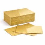 Blank Gold PVC ID Cards