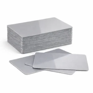 Blank Grey PVC ID Cards