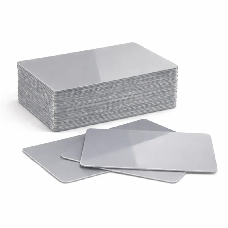 Blank Grey PVC ID Cards - Advanced Card Bureau Ltd Blank Grey PVC ID Cards