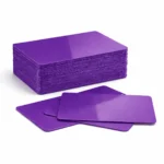 Blank Purple PVC ID Cards