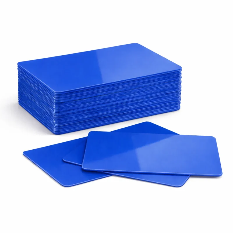 Blank Royal Blue PVC ID Cards
