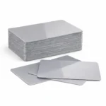 Blank Silver PVC ID Cards