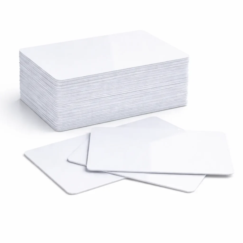 Premium Blank White PVC Plastic Cards