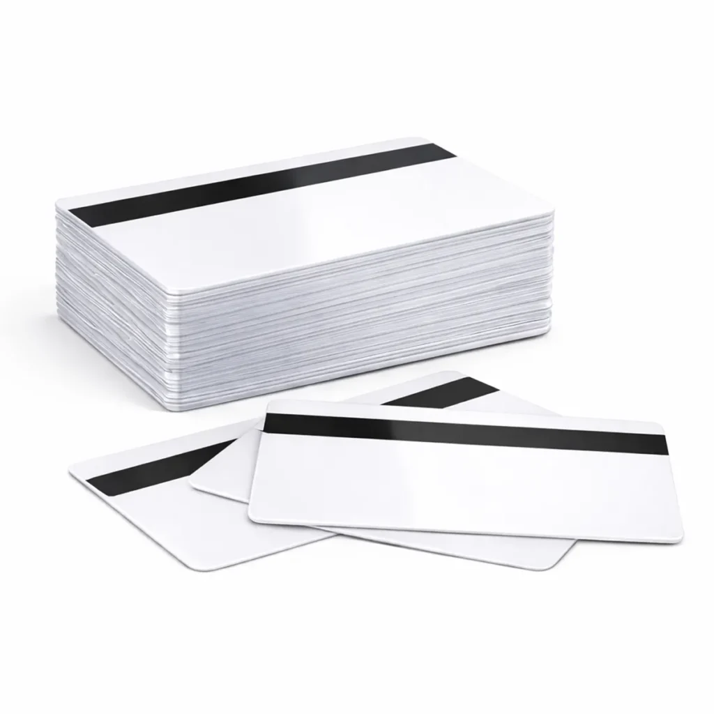 Blank White Hi-Co Plastic PVC Cards