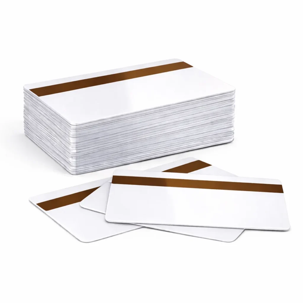 Blank White Lo-Co Plastic PVC Cards