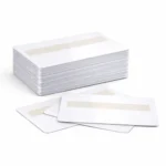 Blank White With Signature Panel PVC ID Cards