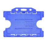 Blue Double Sided Id Card Holder