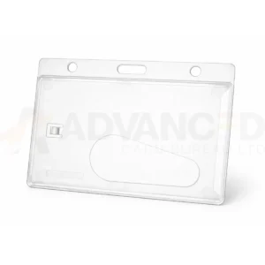 Clear Enclosed Id Card Holder Lansdcape