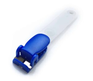 Blue ID Strap Clips – Pack of 100