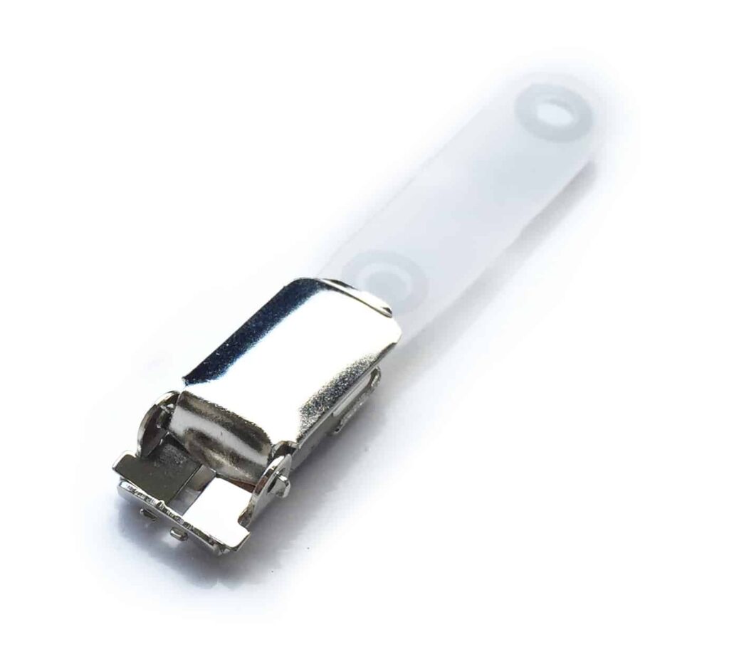 Metal ID Strap Clips – Pack of 100 Metal ID Strap Clips – Pack of 100