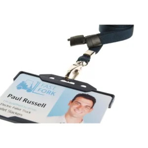 Dark Blue Lanyard with Metal Lobster Clip 3