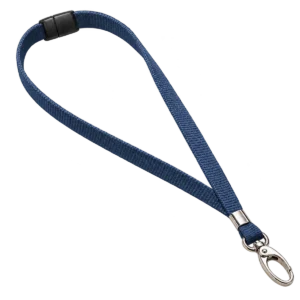 Dark Blue Lanyards with Metal Lobster Clip