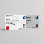 UK CAA Drone Flyer ID Card A1/A3