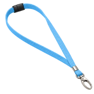Light Blue Lanyards and Metal Lobster Clip