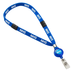 NHS Lanyard with Integrated Badge Reel (rPET) NHS Lanyard with Integrated Badge Reel (rPET)