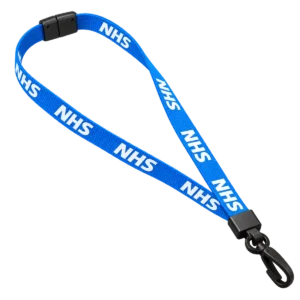 NHS Lanyard with Plastic Clip
