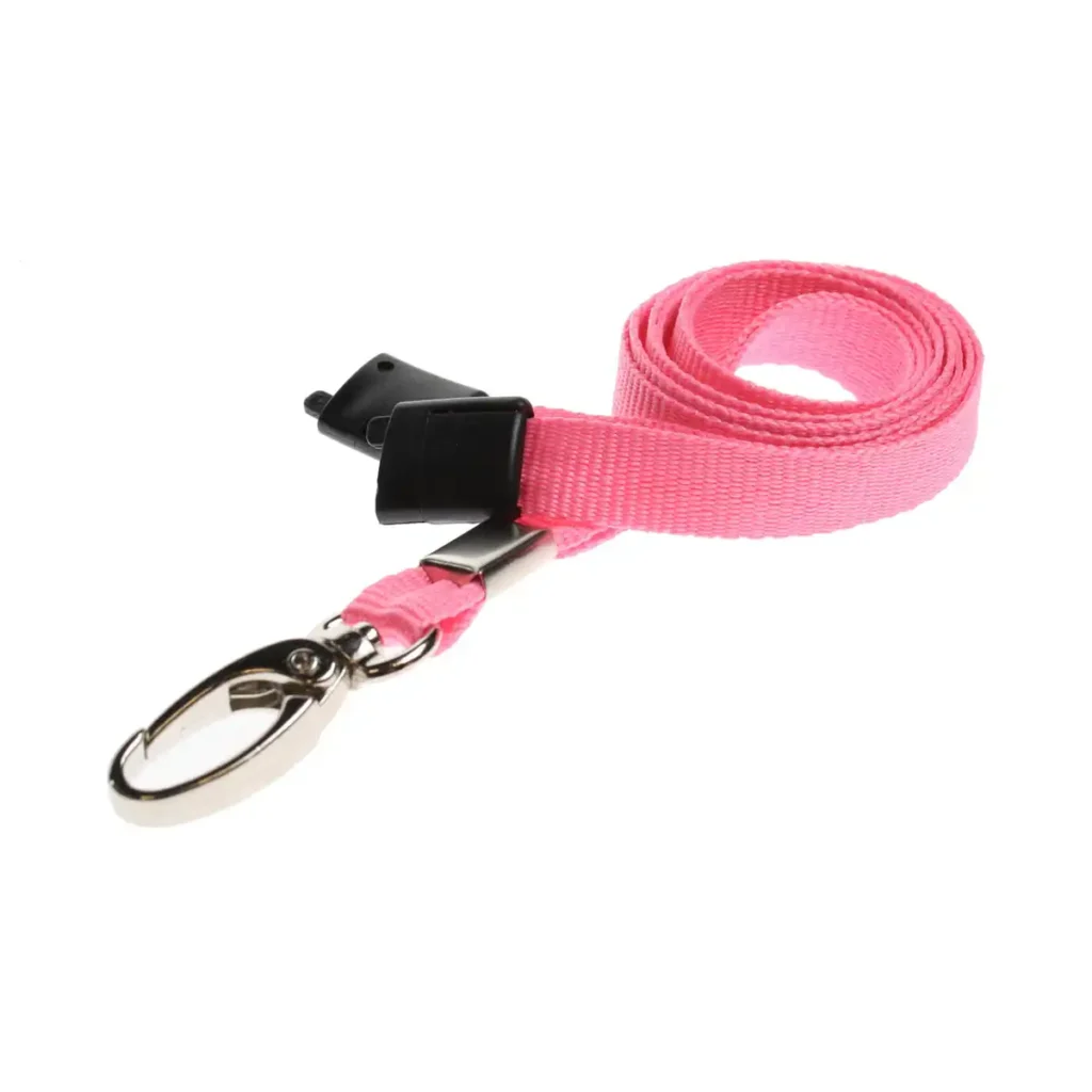 Pink Lanyards with Metal Lobster Clip Pink Lanyards with Metal Lobster Clip