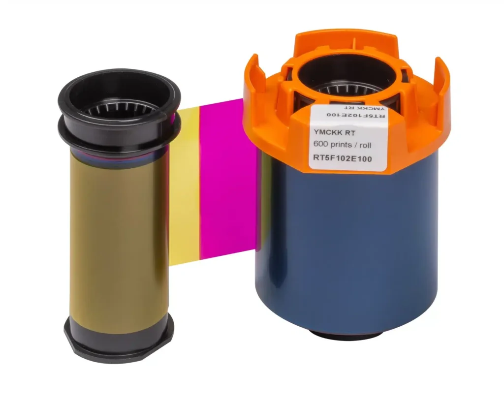 Evolis Agilia RT5F102E100 YMCKK Colour Ribbon (600 Sets)