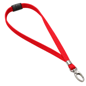 Red Lanyards with Metal Lobster Clip