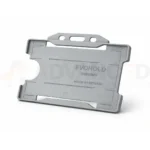 Grey Id Card Holder Single Sided