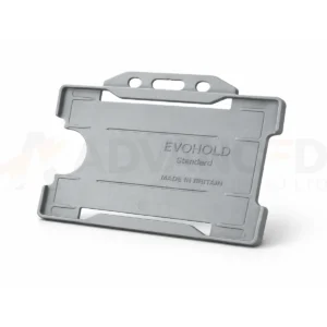 Grey Id Card Holder Single Sided