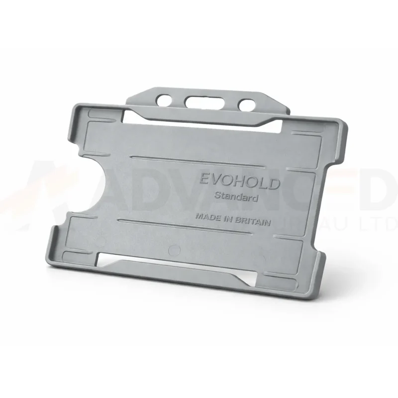 Grey Id Card Holder Single Sided