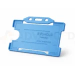 Light Blue Id Card Holder Single Sided