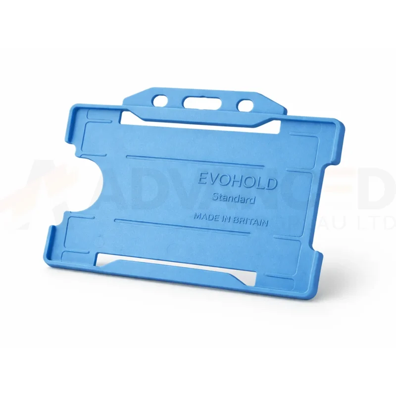 Light Blue Id Card Holder Single Sided