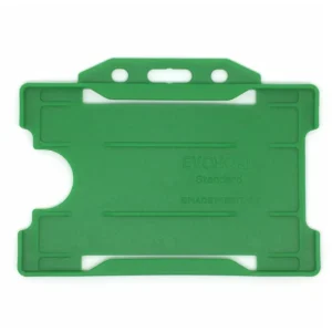 Green Single-Sided Landscape ID Card Holder