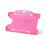 Pink Id Card Holder Single Sided